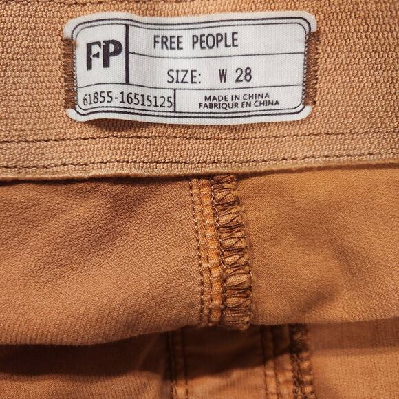 NWOT Free People Penny Corduroy brown flare pants size 28 - Picture 7 of 7